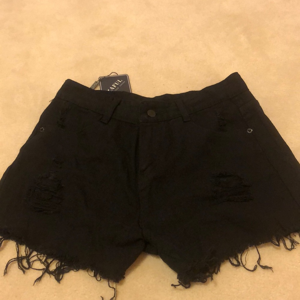 Denim shorts